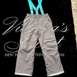 Kids snow pants/ snow bin